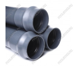 Труба Aquaviva НПВХ SDR17 d110*6.6 L-3000 (штука) Труба Aquaviva НПВХ SDR17 d110*6.6 L-3000 (штука)
