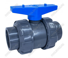 Кран шаровый d20 (уплотнение TPV, остальное EPDM) с муфтовым окончанием AQUAVIVA