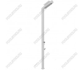Душ уличный AquaViva Quick с LED подсветкой, White с мойкой для ног Душ уличный AquaViva Quick с LED подсветкой, White с мойкой для ног