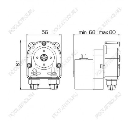 Насос дозир. перистальтический F PER 0.5-1 230V SANT