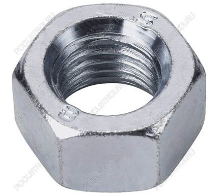 Гайка шестигранная М16. DIN 934. нержавеющая сталь (15шт)
