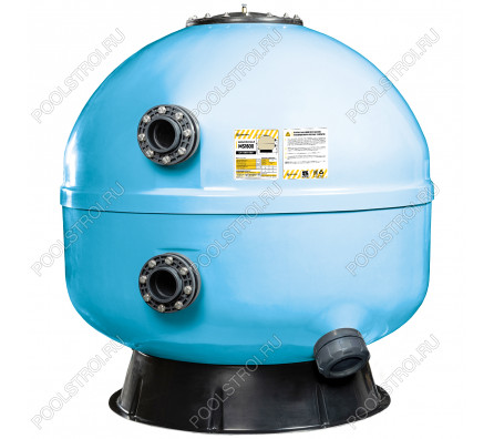 Фильтр AquaViva MS1600 (101м³/ч, 1600 мм, 3060 кг, 110 мм, 2,5Бар,1м засыпка)+люк д/выгрузки